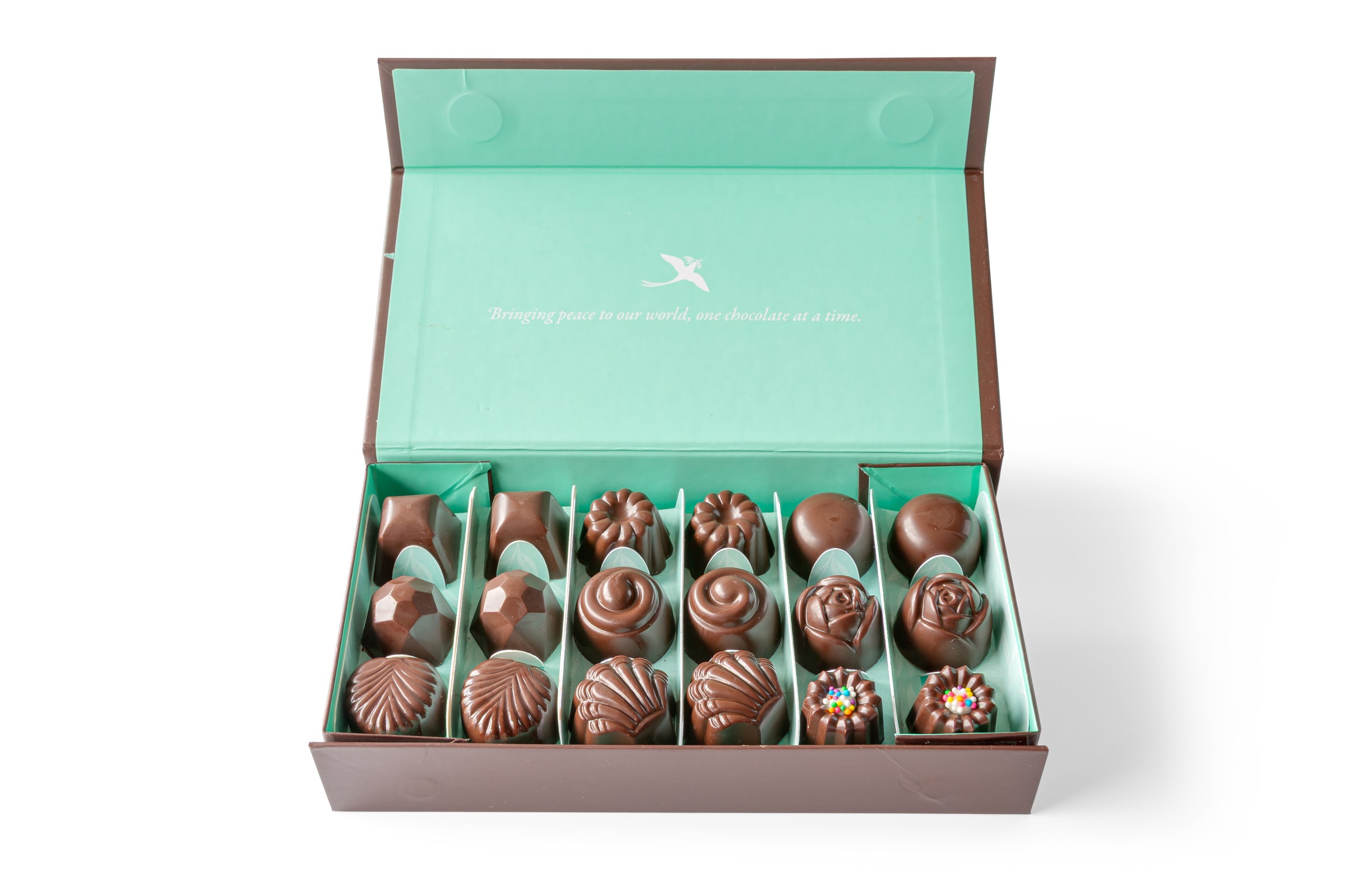 トライアルセット・サンプル chococo 18pc Signature Truffle Box | Choco le'a