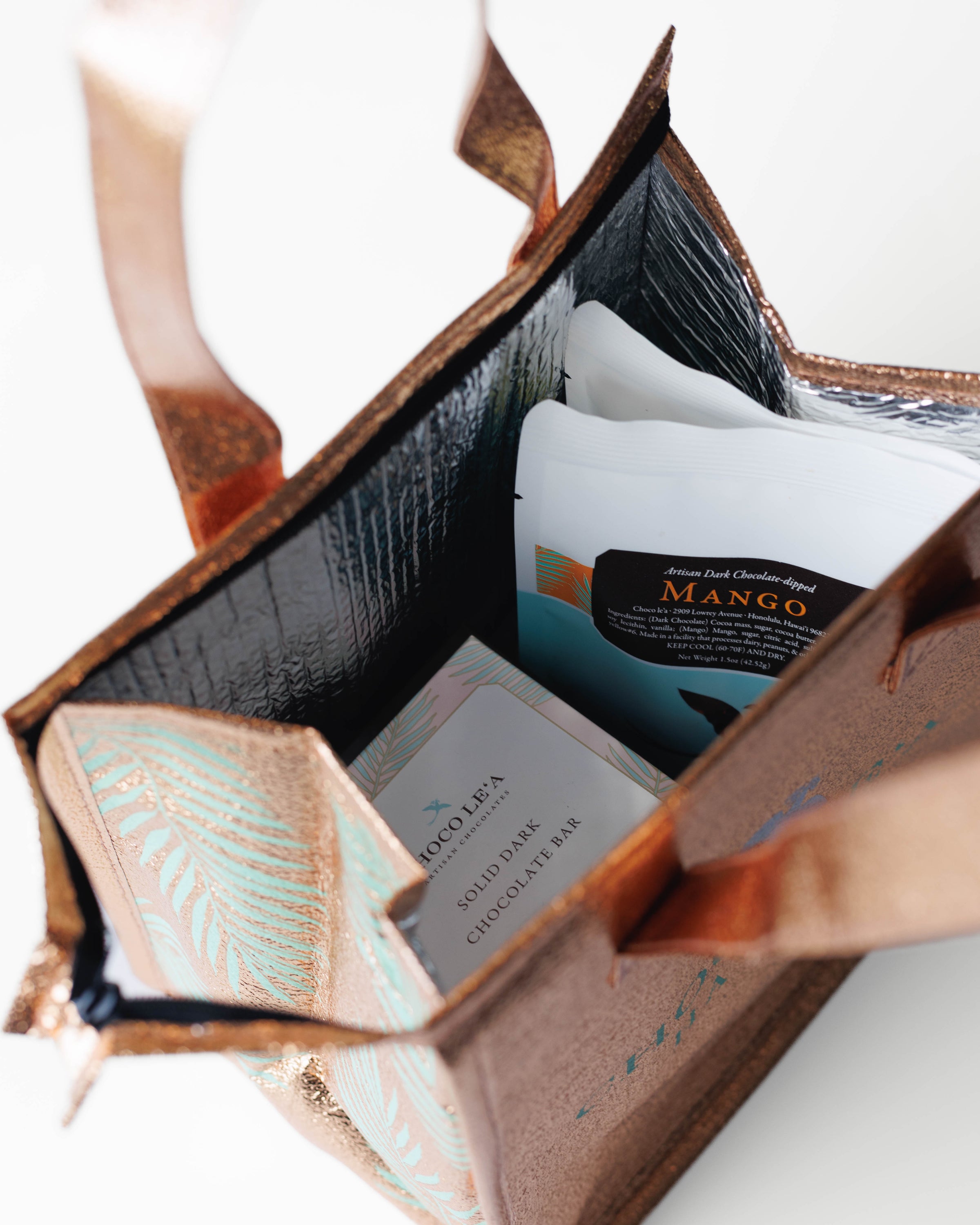 Choco le'a Rose Gold Cooler Bag | Choco le'a